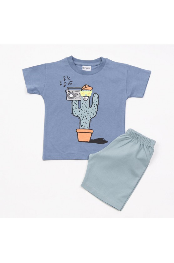 ΣΕΤ ΜΠΛΟΥΖΑ ΜΕ  ΒΕΡΜΟΥΔΑ  ΓΙΑ ΜΙΚΡΑ ΑΓΟΡΙΑ  TRAX 49413 MIDNIGHT