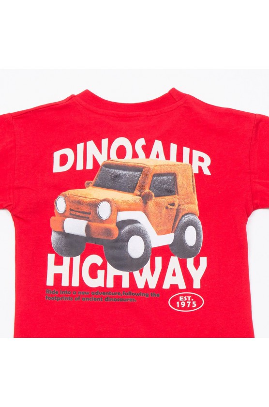 ΣΕΤ ΜΠΛΟΥΖΑ ΜΕ ΒΕΡΜΟΥΔΑ  ΓΙΑ ΜΙΚΡΑ ΑΓΟΡΙΑ  TRAX 49421 ΚΟΚΚΙΝΟ