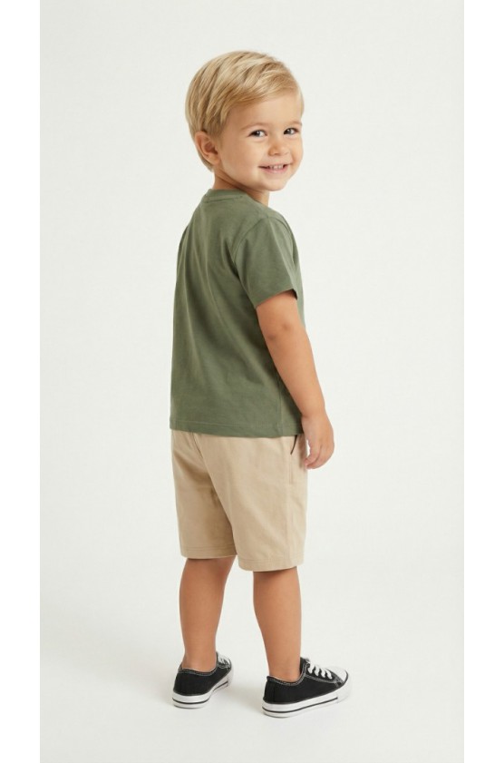 ΣΕΤ ΜΠΛΟΥΖΑ ΜΕ ΒΕΡΜΟΥΔΑ  ΓΙΑ ΜΙΚΡΑ ΑΓΟΡΙΑ  TRAX 49424 OLIVE