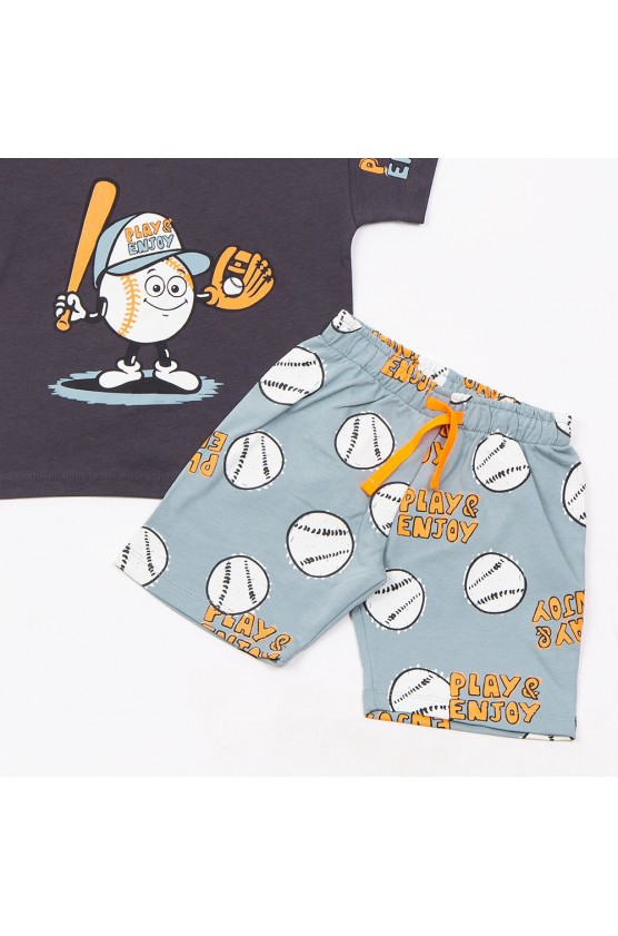 ΣΕΤ ΜΠΛΟΥΖΑ ΜΕ ΒΕΡΜΟΥΔΑ  ΓΙΑ ΜΙΚΡΑ ΑΓΟΡΙΑ  TRAX 49429 ΓΡΑΦΙΤΗΣ