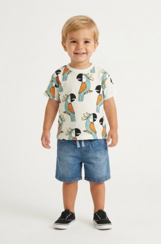 ΣΕΤ ΜΠΛΟΥΖΑ ΜΕ ΤΖΙΝ ΒΕΡΜΟΥΔΑ  ΓΙΑ ΜΙΚΡΑ ΑΓΟΡΙΑ  TRAX 49440 ΕΚΡΟΥ