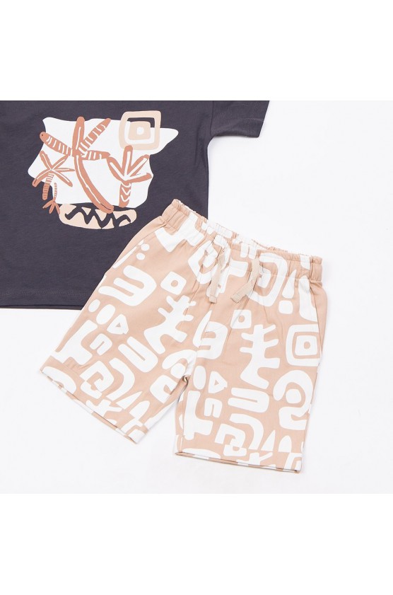 ΣΕΤ  ΜΠΛΟΥΖΑ, ΒΕΡΜΟΥΔΑ  ΚΑΙ ΚΑΠΕΛΟ ΓΙΑ ΜΙΚΡΑ ΑΓΟΡΙΑ  TRAX 49443 ΓΡΑΦΙΤΗΣ