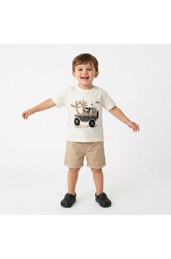 ΣΕΤ ΜΠΛΟΥΖΑ, ΠΟΥΚΑΜΙΣΟ ΚΑΙ ΒΕΡΜΟΥΔΑ  ΓΙΑ ΜΙΚΡΑ ΑΓΟΡΙΑ  TRAX 49445 ΑΝΘΡΑΚΙ