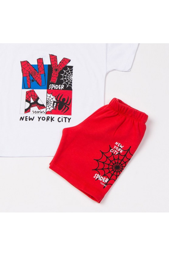 ΣΕΤ ΜΠΛΟΥΖΑ ΜΕ ΒΕΡΜΟΥΔΑ  ΓΙΑ ΜΙΚΡΑ ΑΓΟΡΙΑ  TRAX 49447 ΛΕΥΚΟ