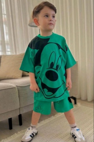 ΣΕΤ ΜΠΛΟΥΖΑ ΜΕ ΣΟΡΤΣ ΓΙΑ ΑΓΟΡΙΑ mickey ΠΡΑΣΙΝΟ