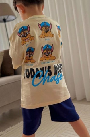 ΣΕΤ ΜΠΛΟΥΖΑ ΜΕ ΣΟΡΤΣ ΓΙΑ ΑΓΟΡΙΑ CHASE PAW PATROL ΕΚΡΟΥ