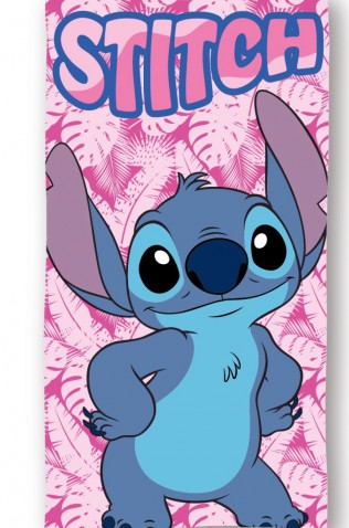 Πετσέτα θαλάσσης για μικρά κορίτσια  Disney Lilo and Stitch Pink Paradise  