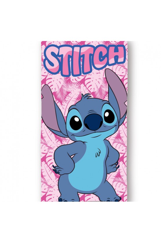Πετσέτα θαλάσσης για μικρά κορίτσια  Disney Lilo and Stitch Pink Paradise