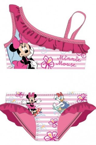Μαγιό σετ μπικίνι Disney Minnie Surf  για μικρά κορίτσια ΜΙΝ36-0467 ροζ