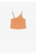 Mπλούζα Ασύμμετρη για κορίτσια Tiffosi 10048604-452 πορτοκαλί
