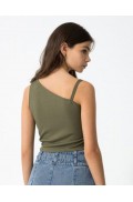CROP TOP AΜΑΝΙΚΟ ΓΙΑ ΚΟΡΙΤΣΙΑ  TIFFOSI 10059305-829 XAKI