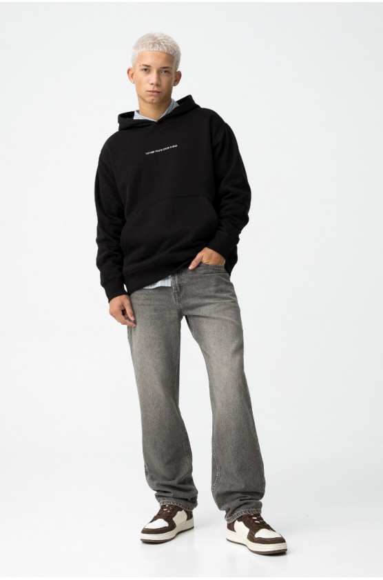 Παντελόνι Τζιν Wayne Relaxed Fit  για αγόρια Tiffosi 10062280-P10 γκρι