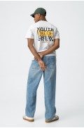Παντελόνι Τζιν Chris Skater Fit  για αγόρια Tiffosi 10063224-M10 Μπλε
