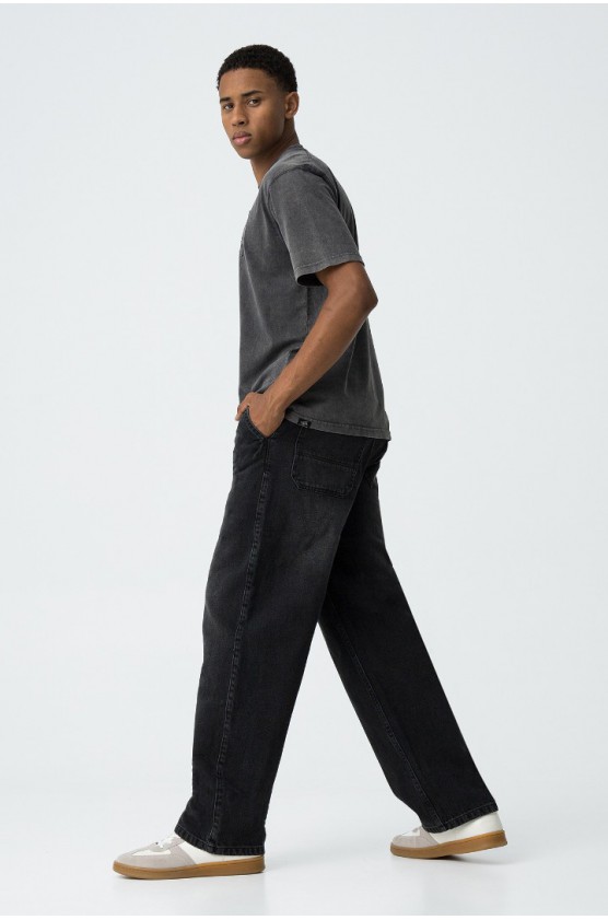 Παντελόνι Chris Skater Fit  για αγόρια Tiffosi 10063225-P10 Μαύρο