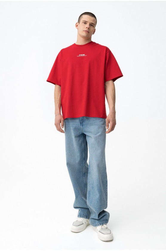 ΜΠΛΟΥΖΑ T-shirt  Casual ΓΙΑ ΑΓΟΡΙ TIFFOSI 10064437-515 ΚΟΚΚΙΝΟ