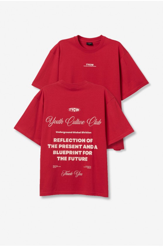 ΜΠΛΟΥΖΑ T-shirt  Casual ΓΙΑ ΑΓΟΡΙ TIFFOSI 10064437-515 ΚΟΚΚΙΝΟ