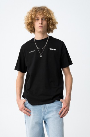 ΜΠΛΟΥΖΑ T-shirt Branca Casual ΓΙΑ ΑΓΟΡΙ TIFFOSI 10064444-000 ΜΑΥΡΟ