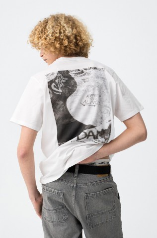 ΜΠΛΟΥΖΑ T-shirt Branca Casual ΓΙΑ ΑΓΟΡΙ TIFFOSI 10064444-001 ΛΕΥΚΟ