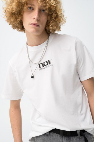ΜΠΛΟΥΖΑ T-shirt Branca Casual ΓΙΑ ΑΓΟΡΙ TIFFOSI 10064444-001 ΛΕΥΚΟ