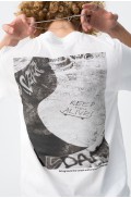 ΜΠΛΟΥΖΑ T-shirt Branca Casual ΓΙΑ ΑΓΟΡΙ TIFFOSI 10064444-001 ΛΕΥΚΟ
