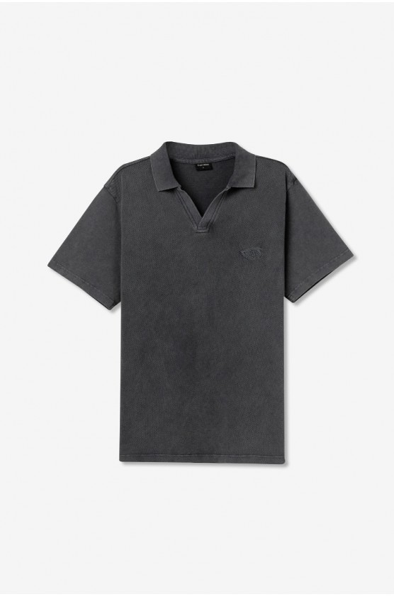Μπλούζα  polo κοντομάνικη για  αγόρι Tiffosi 10064445-062 Γκρι