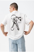 ΜΠΛΟΥΖΑ T-shirt Branca Casual ΓΙΑ ΑΓΟΡΙ TIFFOSI 10064472-001 ΛΕΥΚΟ