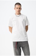 ΜΠΛΟΥΖΑ T-shirt Branca Casual ΓΙΑ ΑΓΟΡΙ TIFFOSI 10064474-001 ΛΕΥΚΟ