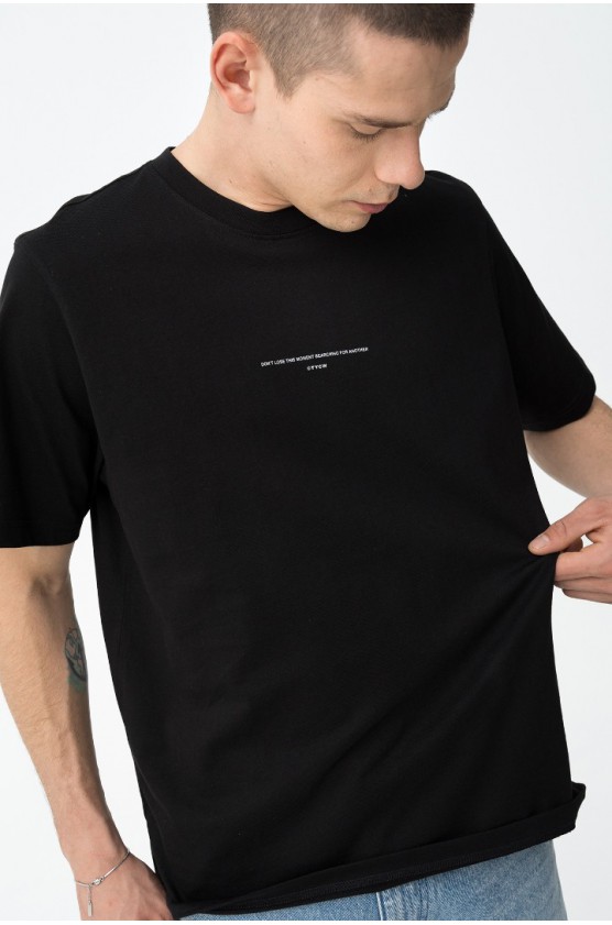 ΜΠΛΟΥΖΑ T-shirt Branca Casual ΓΙΑ ΑΓΟΡΙ TIFFOSI 10064475-000 ΜΑΥΡΟ