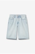 ΒΕΡΜΟΥΔΑ ΤΖΙΝ SUPER BAGGY ΓΙΑ ΑΓΟΡΙΑ  TIFFOSΙ 10064515-C10 ΓΑΛΑΖΙΟ