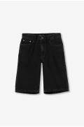 ΒΕΡΜΟΥΔΑ ΤΖΙΝ SUPER BAGGY ΓΙΑ ΑΓΟΡΙΑ  TIFFOSΙ 10064517-P10 ΜΑΥΡΟ