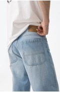 Παντελόνι Τζιν Oski Super Baggy  για αγόρια Tiffosi 10064531-M10 Μπλε ανοιχτό