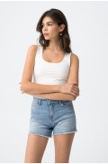 ΜΠΛΟΥΖΑ ΤΟΠ  ΜΕ ΡΑΝΤΑΚΙ ΓΙΑ ΚΟΡΙΤΣΙΑ TIFFOSI 10064591-001 ΛΕΥΚΟ