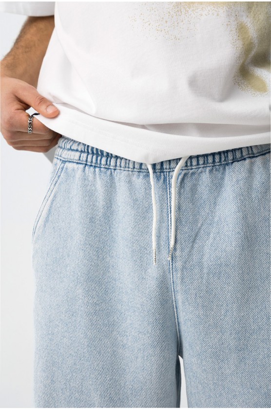 ΒΕΡΜΟΥΔΑ ΤΖΙΝ  BAGGY ΓΙΑ ΑΓΟΡΙΑ  TIFFOSΙ 10065256-C20 ΓΑΛΑΖΙΟ