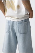 ΒΕΡΜΟΥΔΑ ΤΖΙΝ  BAGGY ΓΙΑ ΑΓΟΡΙΑ  TIFFOSΙ 10065256-C20 ΓΑΛΑΖΙΟ