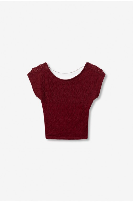 ΜΠΛΟΥΖΑ ΜΕ ΔΑΝΤΕΛΑ  ΓΙΑ ΚΟΡΙΤΣΙΑ TIFFOSI 10065531-546 ΜΠΟΡΝΤΟ