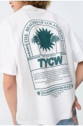 ΜΠΛΟΥΖΑ T-shirt  Casual ΓΙΑ ΑΓΟΡΙ TIFFOSI 10065759-001 ΛΕΥΚΟ