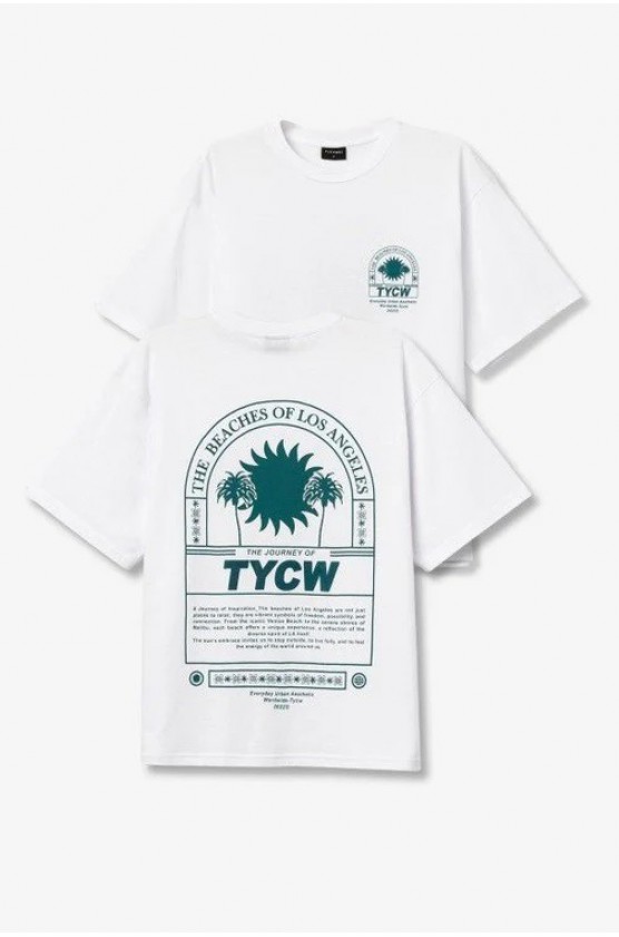 ΜΠΛΟΥΖΑ T-shirt  Casual ΓΙΑ ΑΓΟΡΙ TIFFOSI 10065759-001 ΛΕΥΚΟ