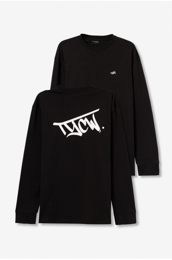 ΜΠΛΟΥΖΑ T-shirt  ΓΙΑ ΑΓΟΡΙ TIFFOSI 10061849-000 ΜΑΥΡΟ