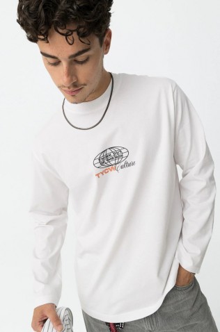 ΜΠΛΟΥΖΑ T-shirt  ΓΙΑ ΑΓΟΡΙ TIFFOSI 10062963-001 ΛΕΥΚΟ