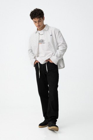 Παντελόνι Τζιν Wayne Relaxed Fit  για αγόρια Tiffosi 10062279-P10 Μαύρο