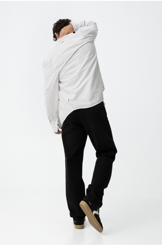 Παντελόνι Τζιν Wayne Relaxed Fit  για αγόρια Tiffosi 10062279-P10 Μαύρο