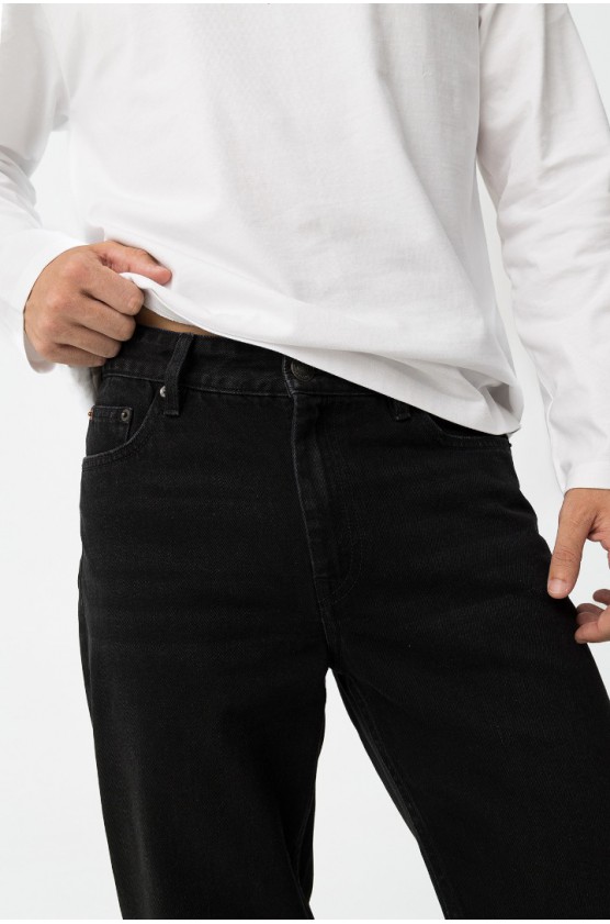 Παντελόνι Τζιν Wayne Relaxed Fit  για αγόρια Tiffosi 10062279-P10 Μαύρο