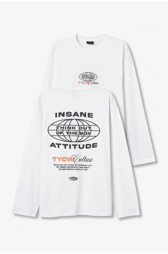 ΜΠΛΟΥΖΑ T-shirt  ΓΙΑ ΑΓΟΡΙ TIFFOSI 10062963-001 ΛΕΥΚΟ