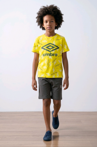 Σετ μπλούζα με βερμούδα για  αγόρι Umbro 82B6K0031T.21720 GIALLO